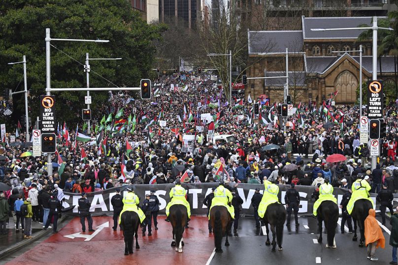 Des dizaines de milliers de personnes ont manifesté pour Gaza, ce dimanche.