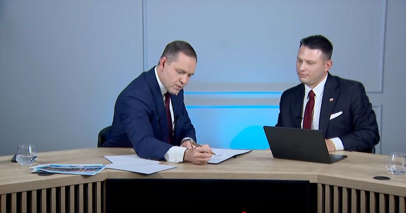 Karol Nawrocki firma una declaración con demandas importantes por parte de Sławomir Mentzen y Konfederacja..