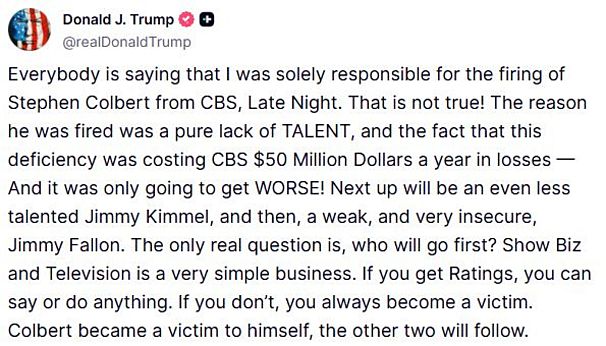 Trump's remarks