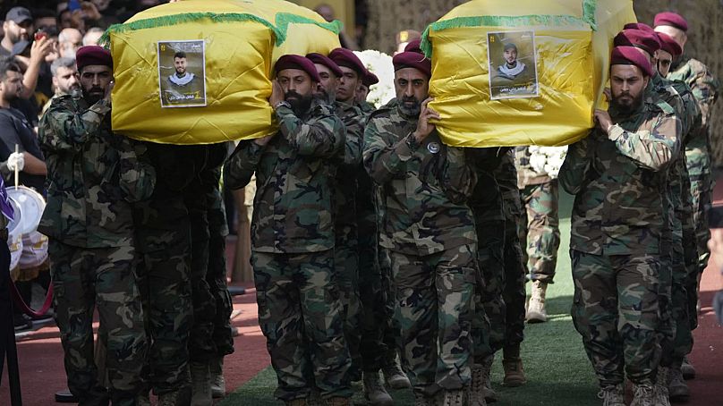 A csipogó-művelet áldozatait temeti a Hezbollah - 2024 szeptember