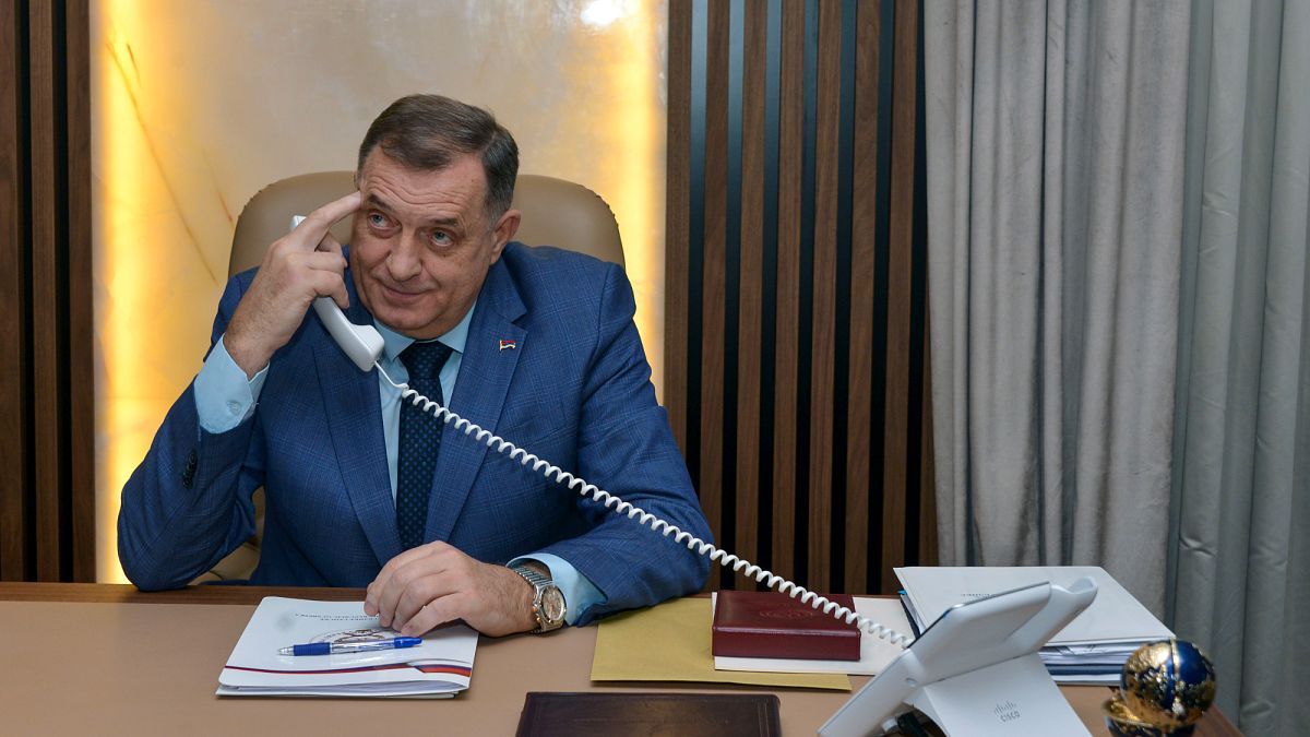 Electoral authorities strip Bosnian Serb leader Dodik after court ban