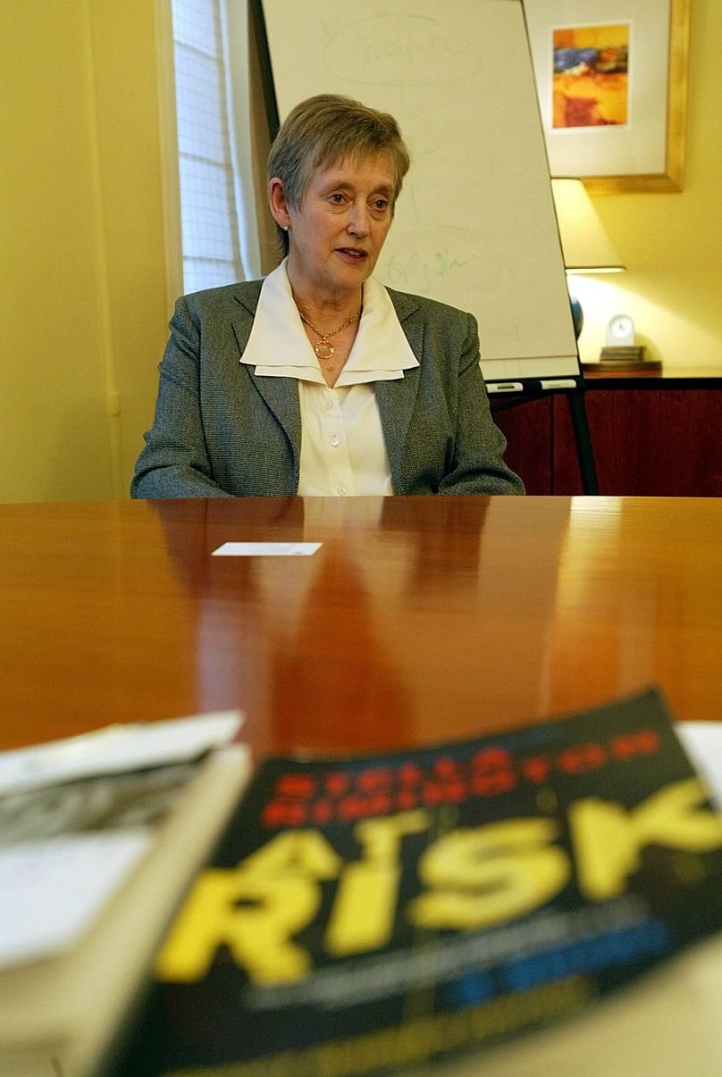 Stella Rimington in her office in London - 2004
