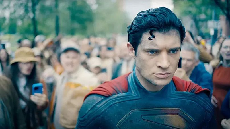 David Corenswet as Superman in this year's 'Superman'