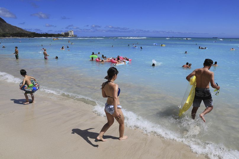 Praia de Waikiki, quinta-feira, 23 de junho de 2022, em Honolulu.