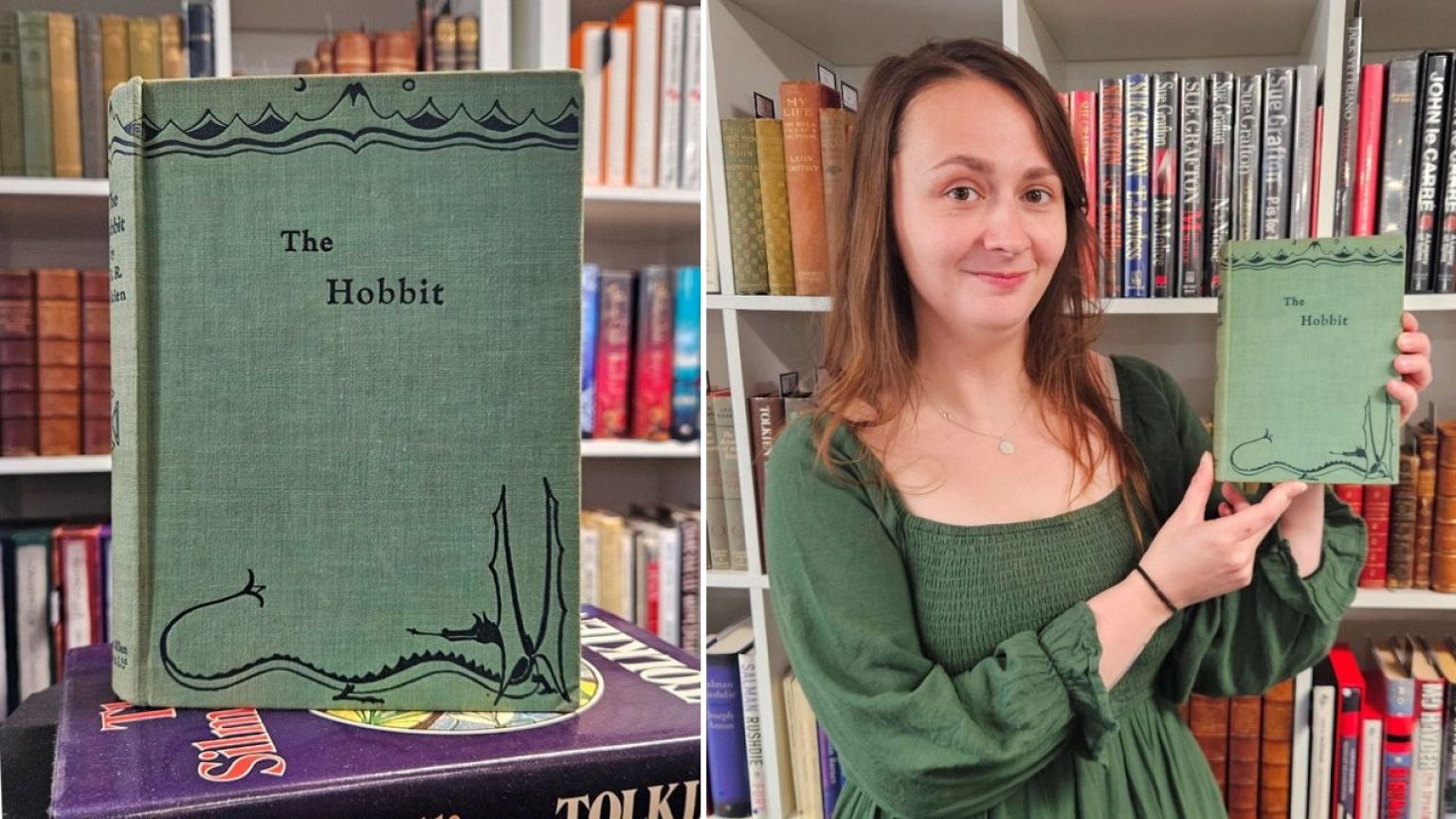 The rare first edition of Tolkien’s “The Hobbit” was sold for £43,000 at an online auction 