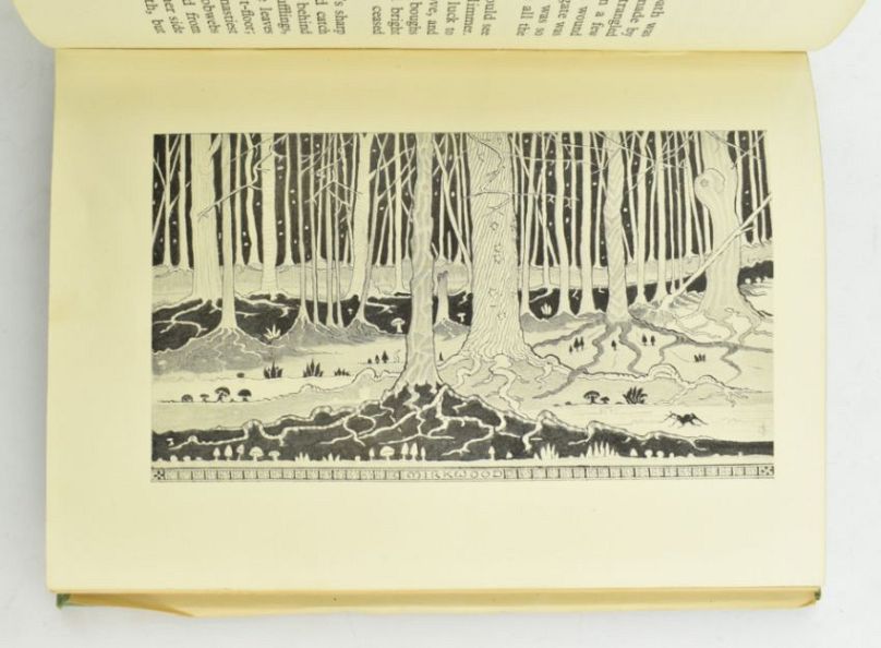 The edition features black and white illustrations by the author