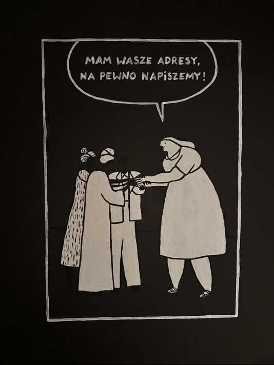 "Mam wasze adresy. Na pewno napiszemy!", Muzeum Warszawy