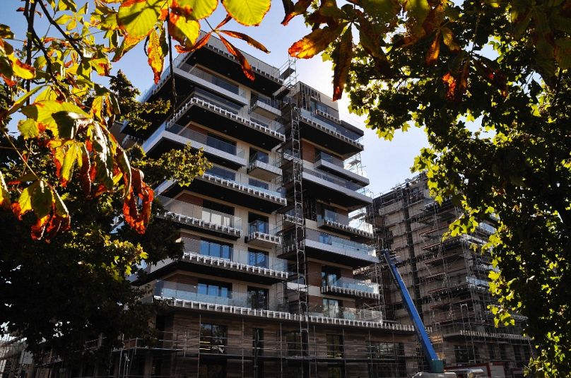Épülő luxusingatlan Budapesten, 2022-ben