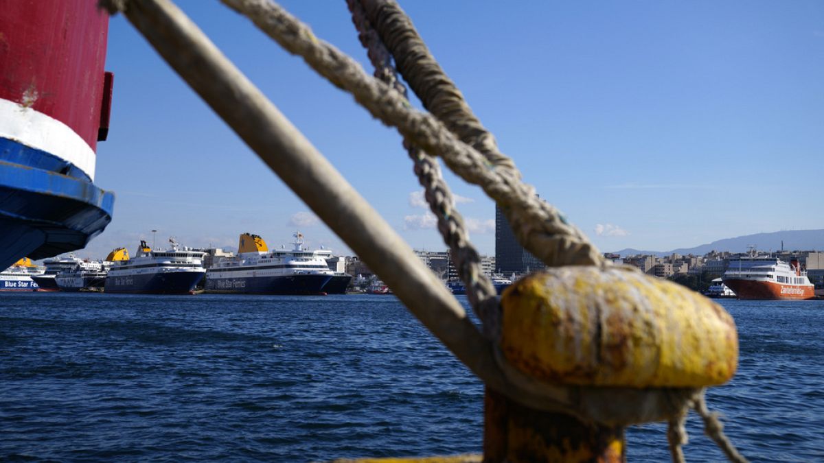 Greek ports halt island ferries amid gale-force winds