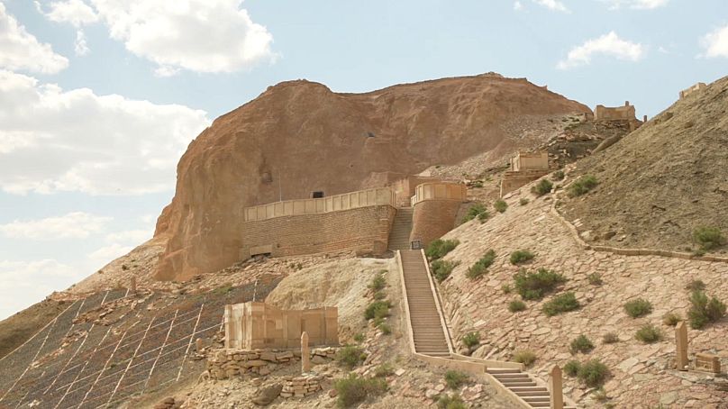 The underground mosques of Beket-Ata.