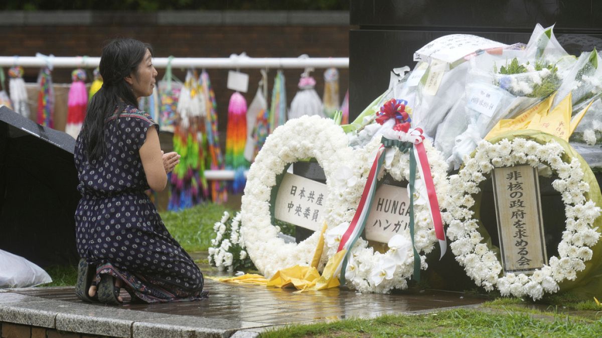 Nagasaki remembers atomic bomb victims 80 years on with minute of silence