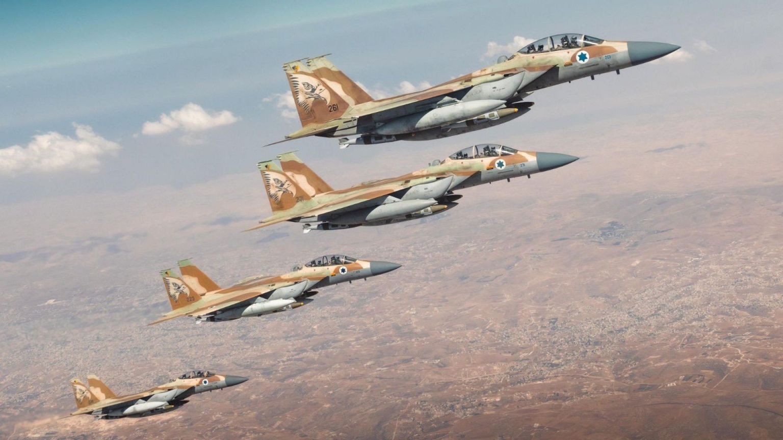 جنگنده‌های اسرائیل در حمله به ایران