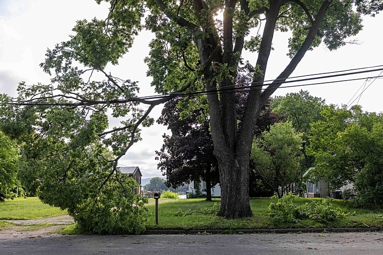 Severe storms knock out power and force cancellations of major sporting ...