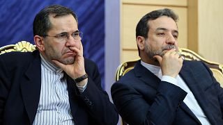 عکس آرشیوی از عباس عراقچی (راست)، و مجید تخت روانچی در سال ۲۰۱۵