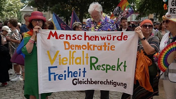 Bautzen Pride goes ahead under police guard after threats Bautzen Pride goes ahead under police guard after threats