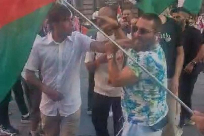 A bécsi összetűzés egyik pillanatképe