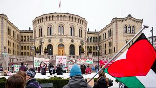 تظاهرات حامیان فلسطین در اسلو