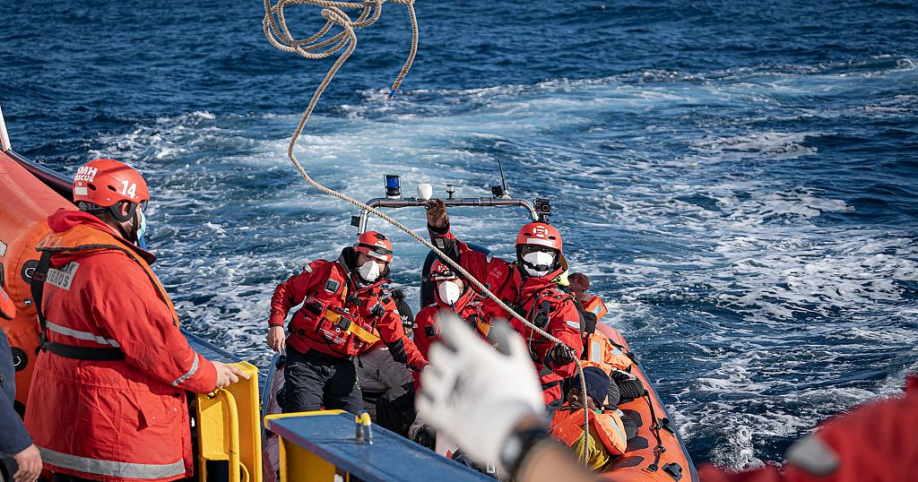 Pregnant woman medically evacuated after migrant boat rescue in Mediterranean Sea