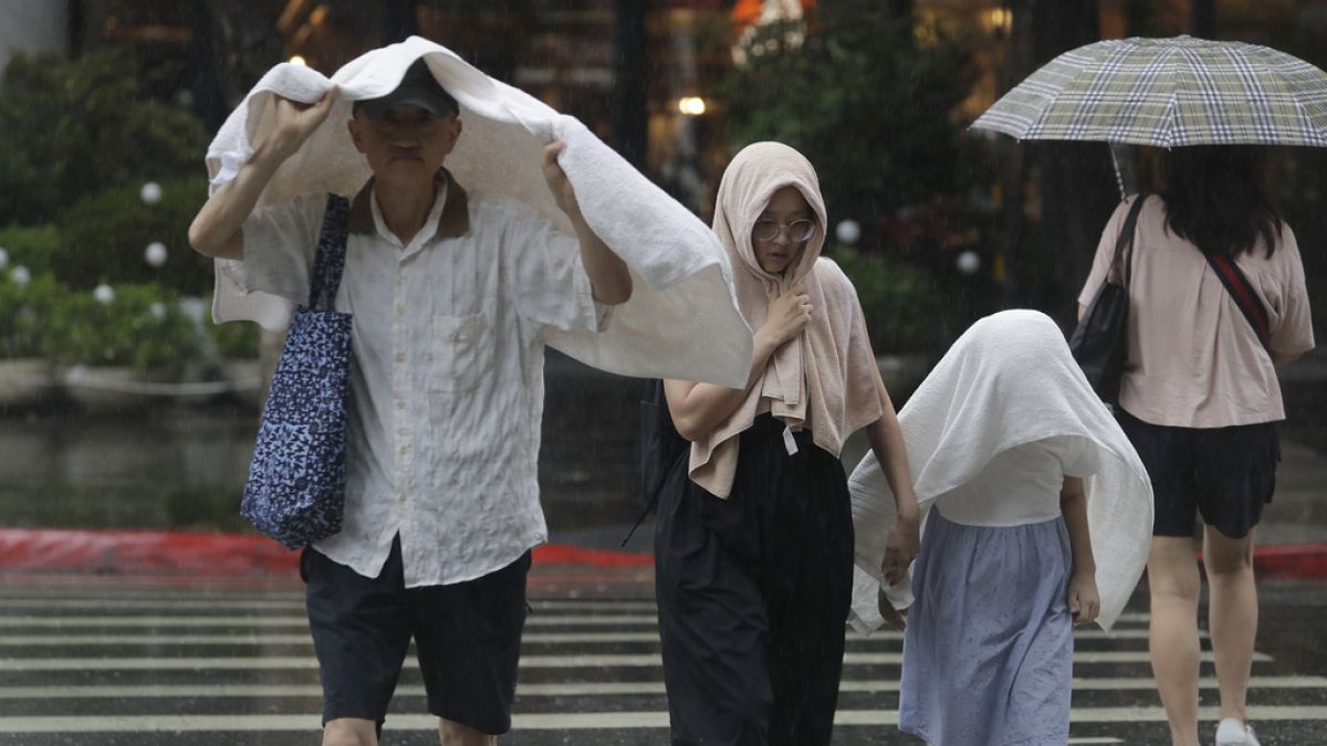 Taiwan Evacuates Over 60,000 as Typhoon Podul Strikes