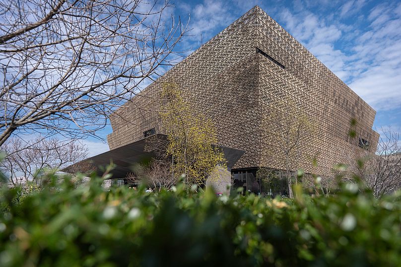 The National Museum of African American History and Culture on the National Mall