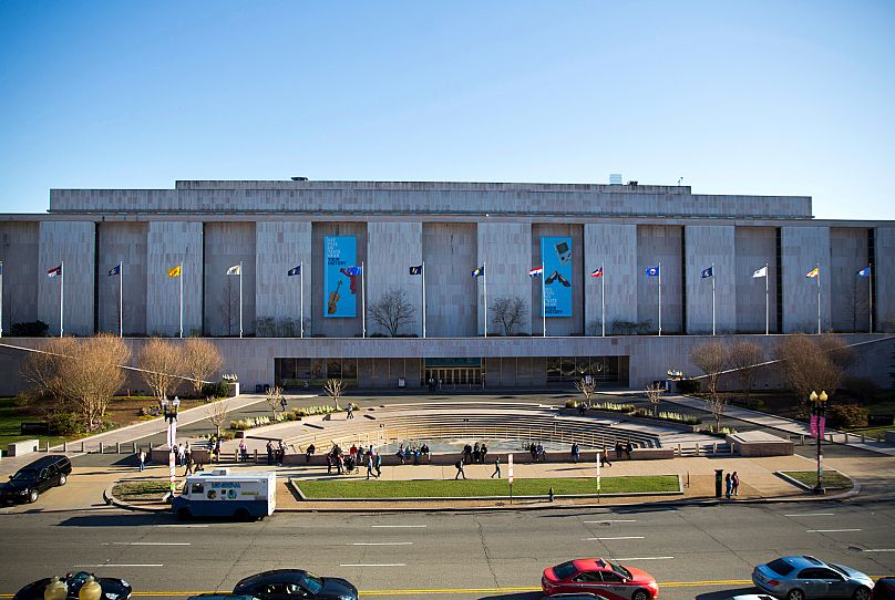 The Smithsonian Museum of American History on the National Mall in Washington