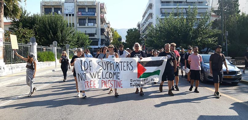 Διαδηλωτές στο Βόλο