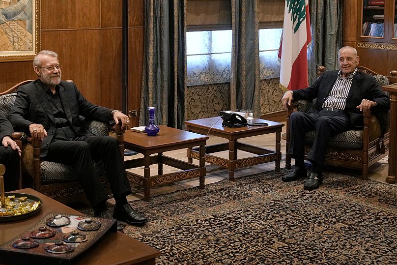 دیدار لاریجانی با نبیه بری