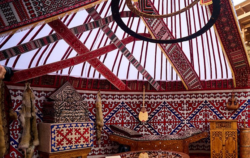 Visitors to Expo 2025 could step inside a traditional Kazakh yurt and experience the country’s nomadic heritage