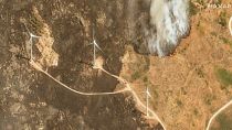 Firefighters struggle to contain blazes in northern and central Portugal