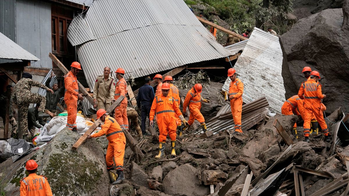 Flash floods in India and Pakistan kill over 200 people, scores remain missing