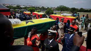 Ghana : funérailles nationales pour les victimes du crash d'hélicoptère