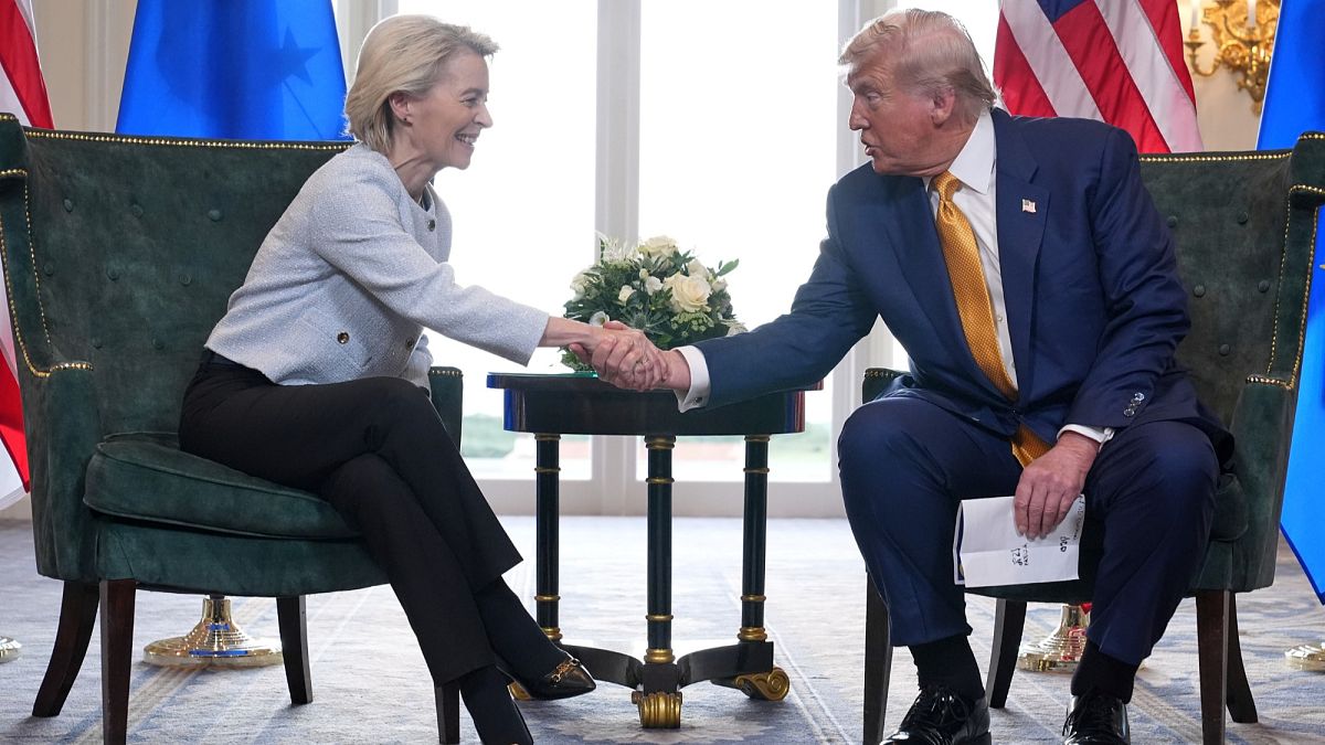 Von der Leyen, Macron et d'autres dirigeants européens iront lundi à Washington avec Zelensky
