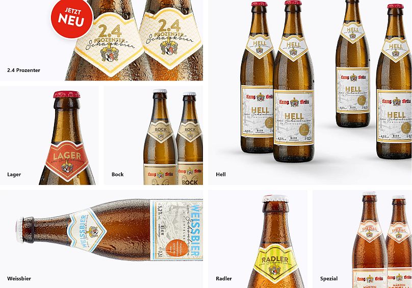 Distintos tipos de cerveza de Lang-Brau
