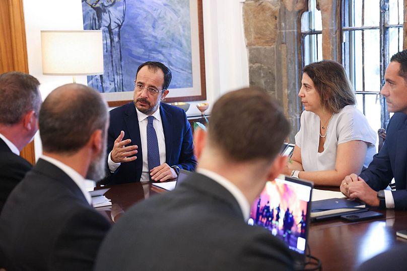 Incontro del presidente Christodoulides con un gruppo dell'Atf
