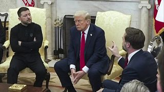 Zelensky brings backup in first White House visit since Trump shouting match