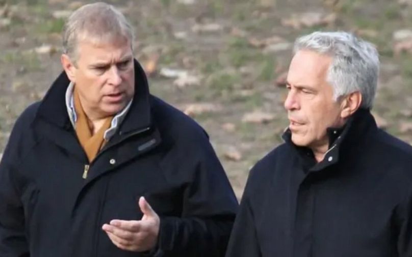 András herceg és Jeffrey Epstein a New York-i Central Parkban