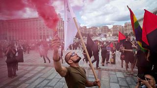 Kyiv ceremony honours artist killed on the frontline
