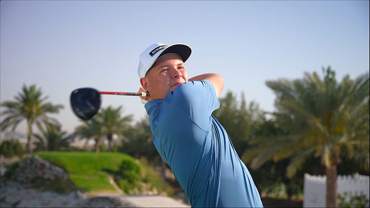 Watch: The young golfer swinging for success in Qatar