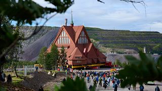 Historic Kiruna Church in Sweden begins five-kilometre relocation