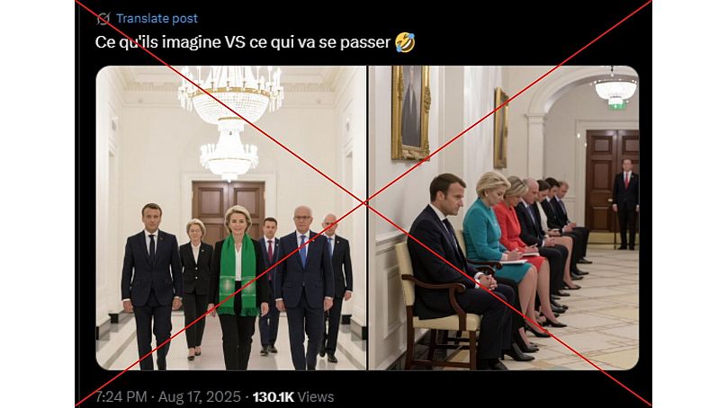 The image first surfaced before the meeting even took place.