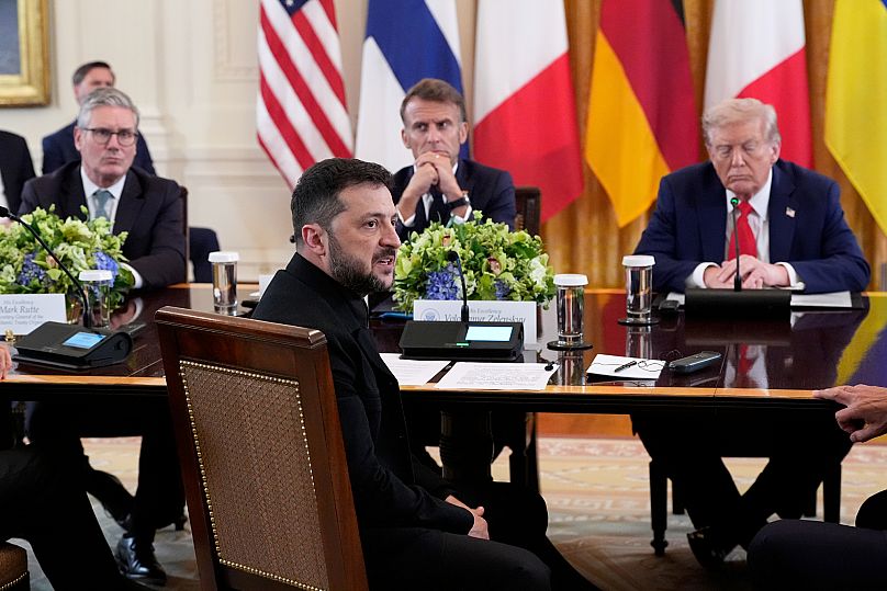 Réunion multilatérale sur l'Ukraine à la Maison Blanche, le 18 août 2025