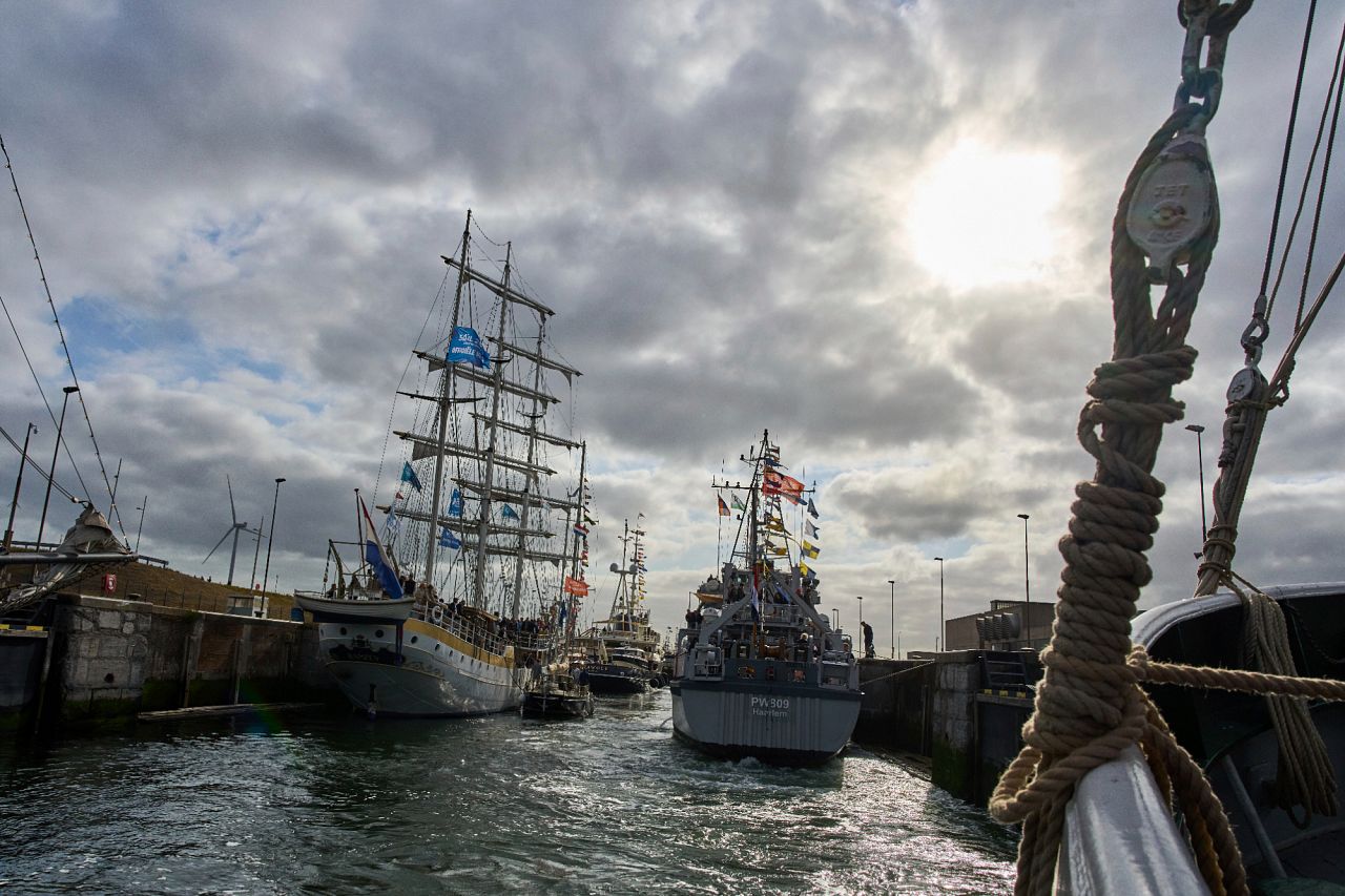 Hundreds of tall ships sailed into the Dutch capital's harbor for the 10th edition of SAIL - Amsterdam, 20 August 2025