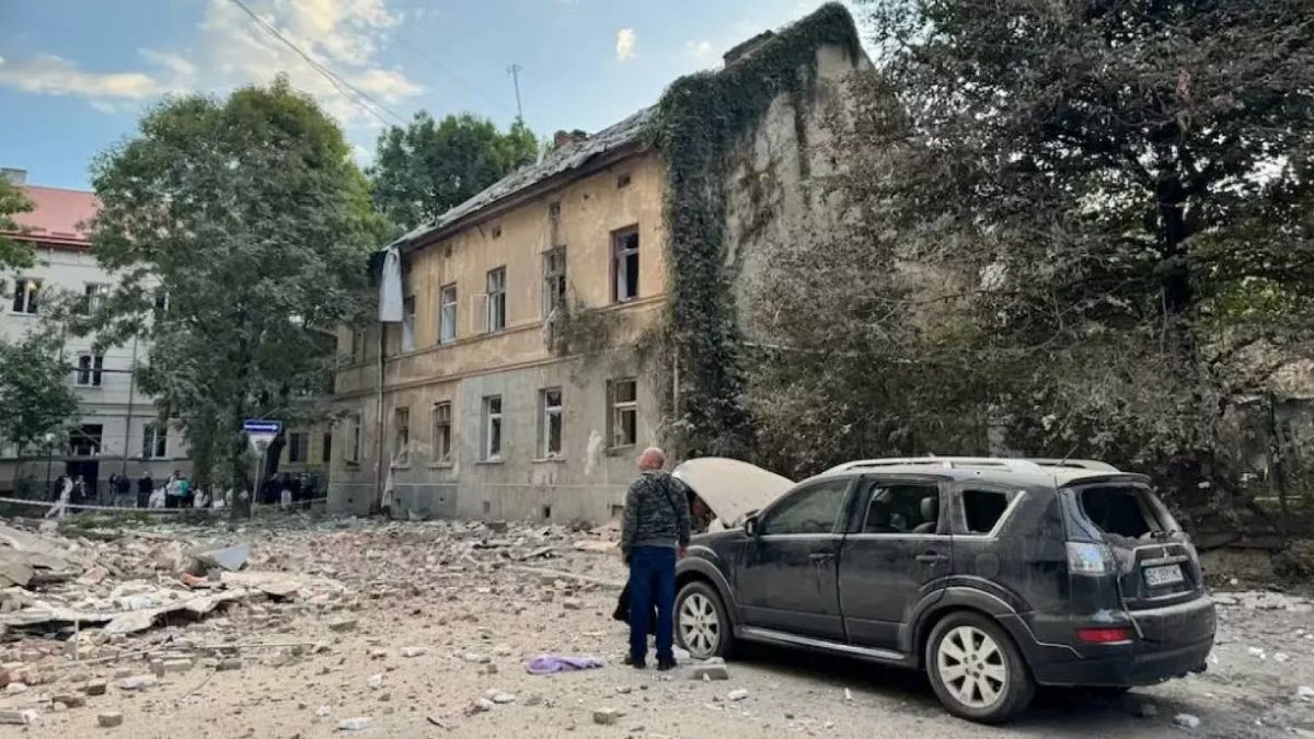 One killed and 15 injured in one of Russia's biggest aerial attacks of the year on Ukraine