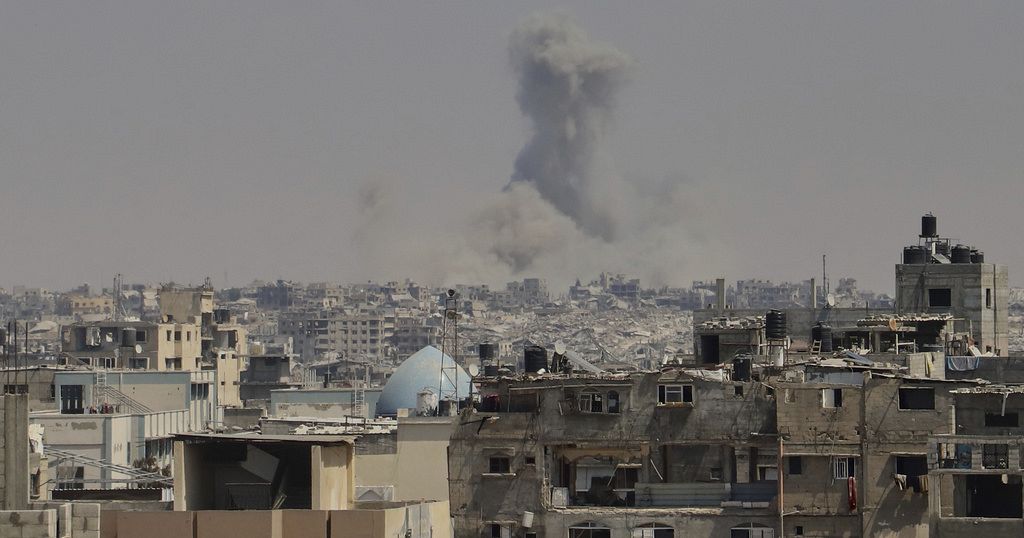 Gaza: Israeli airstrikes hit camp for displaced families in Deir al-Balah Gaza: Israeli airstrikes hit camp for displaced families in Deir al-Balah