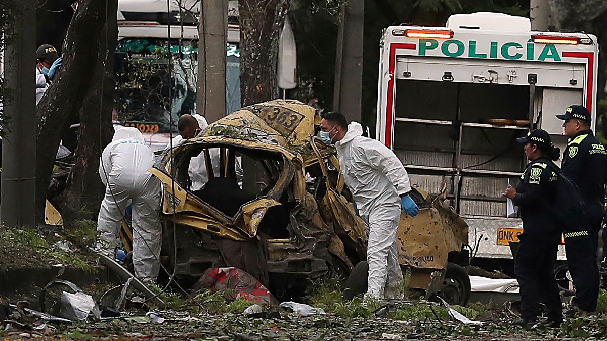 At least 17 people killed in car bomb and separate helicopter attack in Colombia