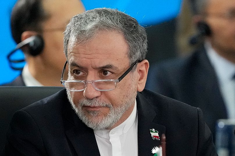 Iran's Foreign Minister Abbas Araghchi attends the 17th annual BRICS summit in Rio de Janeiro, 7 July, 2025