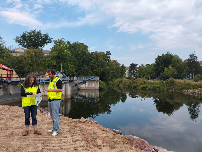 Travaux d'infrastructure de prévention des inondations à Döbeln