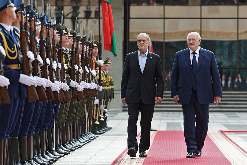 سفر رئیس جمهوری ایران به بلاروس در ۲۰ اوت ۲۰۲۵
