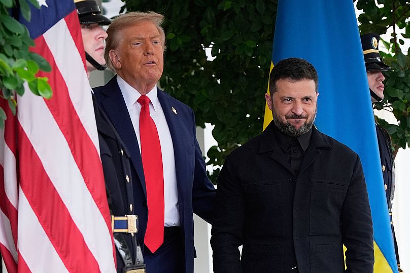 Trump és Zelenszkij Washingtonban 