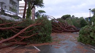 Italy’s tourist resorts hit by violent storm, leaving damage